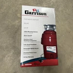 Garrison 3/4 Hp Deluxe Continuous Feed Garbage Disposal. Fixed Price $109.99.