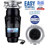 1/2HP Garbage Disposal Quiet Food Waste Grinding Garburator Under Kitchen Sink. Fixed Price $123.12.