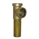 Lasco 03-4021 1-1/2-INCH Rough Brass Slip Joint End Outlet Baffle Tee With Threa. Fixed Price $40.59.