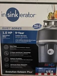 Insinkerator Evolution Esteem Plus 1HP Food Waste Garbage Disposer Disposal Read. Fixed Price $319.00.