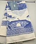 Mount Vernon George Washington Blue White Dish Towel Kitchen Hand Tea New. Fixed Price $32.78.