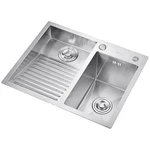 Laundry Utility Sink With Washboard Stainless Steel Kitchen Household Po.... Fixed Price $263.42.
