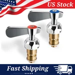 Pair Of Faucet Stem With, Handle Included, Commercial Garde Lead-free Brass. Fixed Price $37.99.