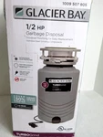 Glacier Bay 1/2HP Turbogrind Continuous Feed Garbage Disposal 10-US-GB500. Fixed Price $49.75.