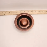 Kitchen Sink Ise Disposal Flange Drain W/ Stopper Solid Brass Antique Copper. Fixed Price $17.63.
