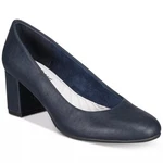 Easy Street Women Proper Classic Pump Heels Size Us 8M Navy Blue Faux Leather. Fixed Price $19.60.