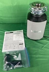 Used Moen GX50C 1/2 Hp Continuous Garbage Disposal Stainless Steel No Pwr Cbl. Fixed Price $80.00.