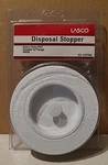 Lasco Sink Disposal Stopper Heavy Duty Pvc & Flange White 03-1075W. Fixed Price $11.99.