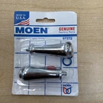 (2-PK) Moen Faucet Large Handle Insert Replacement Chrome 97372. Fixed Price $24.99.