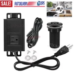 Kitchen Garbage Disposal Sink Top Air Switch Brushed Single Outlet Plug. Fixed Price $22.49.
