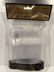 Plastic Spoons 20 Count Clear Amscan Premium Cutlery Extra Heavy Weight New. Fixed Price $5.75.
