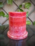Egyptian Alabaster Marble Candle Holder Nature's Radiant Glow Relaxing-onyx. Fixed Price $149.00.