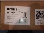Kraus Kitchen Soap Dispenser (KSD-41SFS) Stainless Steel. Fixed Price $35.99.