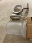 Grohe 40448001 Essentials Soap Dispenser With Holder, Starlight Chrome. Fixed Price $51.99.