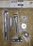 Chrome Leg Tub Water Waste & Overflow Pipe Set Mdl. 5599 - Cp Nos By Barclay. Fixed Price $124.15.
