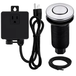 Sinkingdom Garbage Disposal Air Switch Kit - Brushed Nickel Long Button Brass. Fixed Price $57.45.