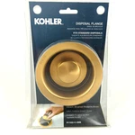 Kohler R11352-C-2MB Garbage Disposal Flange Brushed Moderne Brass Gold Tone New. Fixed Price $34.98.