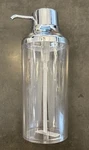 Interdesign 37 Oz Stainless Steel Clear Plastic Soap Shampoo Pump Dispenser New. Fixed Price $18.95.