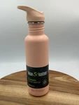 Klean Kanteen Classic Stainless Water Bottle 27OZ Sport Cap Straw Peach Pink. Fixed Price $24.97.