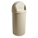 Rubbermaid Commercial FG817088BEIG Marshal 25 Gal Round Indoor Plastic Can,. Fixed Price $260.00.