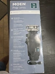 Moen GXP50C Pro 1/2 Hp Continuous Feed Garbage Disposal -- Plug New Box!. Fixed Price $65.00.