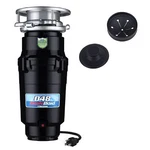 Wastemaid 1/3 Hp Continuous Feed Garbage Disposal W/ Cord, Stopper, Splash Guard. Fixed Price $74.99.