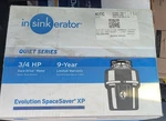 New Insinkerator Evolution Xp 3/4 Hp Continuous Feed Noise Insulation Disposal. Fixed Price $190.00.