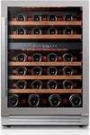 Ca'lefort 24" Wine Fridge Cellar Cooler Dual Zone 52 Bottle Home Office Kitchen. Fixed Price $719.99.