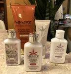 X5 Hempz Body Cream Lotion Pumpkin Spice Holiday Sweet Almond Peppermint. Fixed Price $25.50.