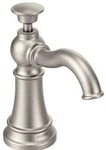 Moen S3945SRS Soap Dispenser 18 Oz Spot Resist Stainless 1-1/8" Mount. Fixed Price $189.00.