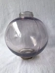 Clear To Sun Colored Amethyst Threaded Collars Lightning Rod Ball Garden Patio. Fixed Price $53.00.