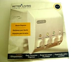 Better Living Products Classic Shower 4-UNIT Dispenser Soap Shampoo Cndtr Lotion. Fixed Price $37.99.