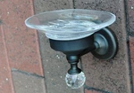 Voga Madras Orient Collection Bronze Wall Soap Dish Swarowsky Crystal Bathroom. Fixed Price $24.95.