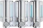 Products 76345 Aviva Three Chamber Dispenser, Chrome. Fixed Price $135.84.