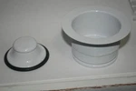 Westbrass Ez-mount Disposal Flange And Stopper 3 1/2". Fixed Price $12.99.