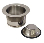 New Mountain Plumbing MT206/BRN Perfect Grind Metal Disposer Trim Brushed Nickel. Fixed Price $21.80.