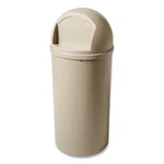 Rubbermaid Marshal Classic Container Round 25 Gal Beige FG817088BEIG. Fixed Price $302.03.