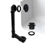 Westbrass A4931-26 1-1/2" X 12" Bath Waste & Overflow Assembly With Tip-toe Drai. Fixed Price $29.99.