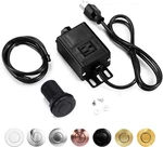 Garbage Disposal Air Switch Kit, Sink Top Waste Disposer Short Abs Black On/off. Fixed Price $52.99.