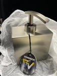 Windisch 4" X Square Freestanding Soap Dispenser- Satin Nickel. Fixed Price $233.00.