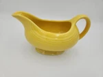 Fiestaware Yellow Gravy Sauce Boat Server Sunflower Usa Hlc. Fixed Price $21.00.