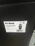 Kraus KWD100-75MBL 3/4 Hp Continuous Feed Garbage Disposal System (black). Fixed Price $100.00.