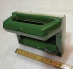 Vintage *forest Green* Glossy Ceramic Soap Dish With Grab Bar, The Fairfacts Co.. Fixed Price $98.88.