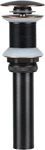 Vessel Sink Drain, Bathroom Pop-up Without Overflow, Oil Rubbed Bronze. Fixed Price $26.26.