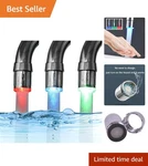 3-COLOR Led Temperature-sensitive Faucet Light Kitchen & Bathroom Tap Upgrade. Fixed Price $11.69.