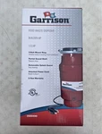 Garrison 1/3 Hp Food Waste Disposer W/ Power Cord & Removable Splash Guard. Fixed Price $70.00.