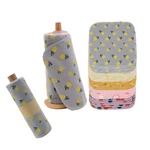 25PK Reusable Paper Towels Washable Cotton Cloth 10X10 Zero Waste Napkin Roll. Fixed Price $25.88.