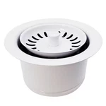 3-1/2 In. Extra-deep Collar Kitchen Sink Waste Disposal Flange & Strainer Stoppe. Fixed Price $63.32.