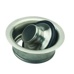 Brasscraft 3-1/2" Garbage Disposal Flange And Stopper Kit Satin Nickel. Fixed Price $24.99.