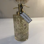 Morris & Co. Sweet Briar Pink/white Soap Dispenser. New With Tags.. Fixed Price $32.95.